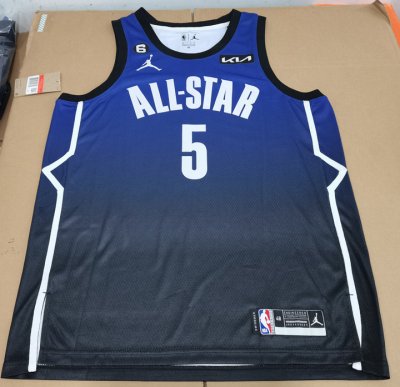 5 Fox 2023 Nba all stars game Team Lebron jersey blue